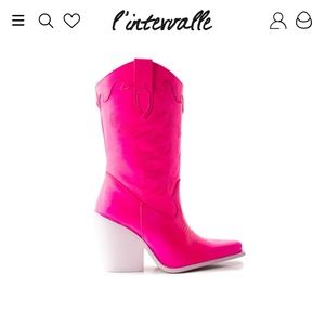 L’intervalle Cavalia Fuschia Neon Cowboy Boot